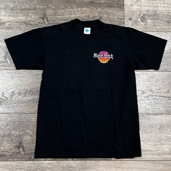 Vintage 1996 Hard Rock Cafe Hollywood Single Stitch T-Shirt Made in USA - Large - Picture 2 of 7
